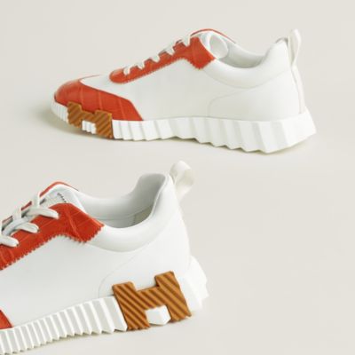 HERMES スニーカー メンズ ホワイト オレンジ オレンジ - メンズ スニーカー＆レザースニーカー | Hermès - エルメス