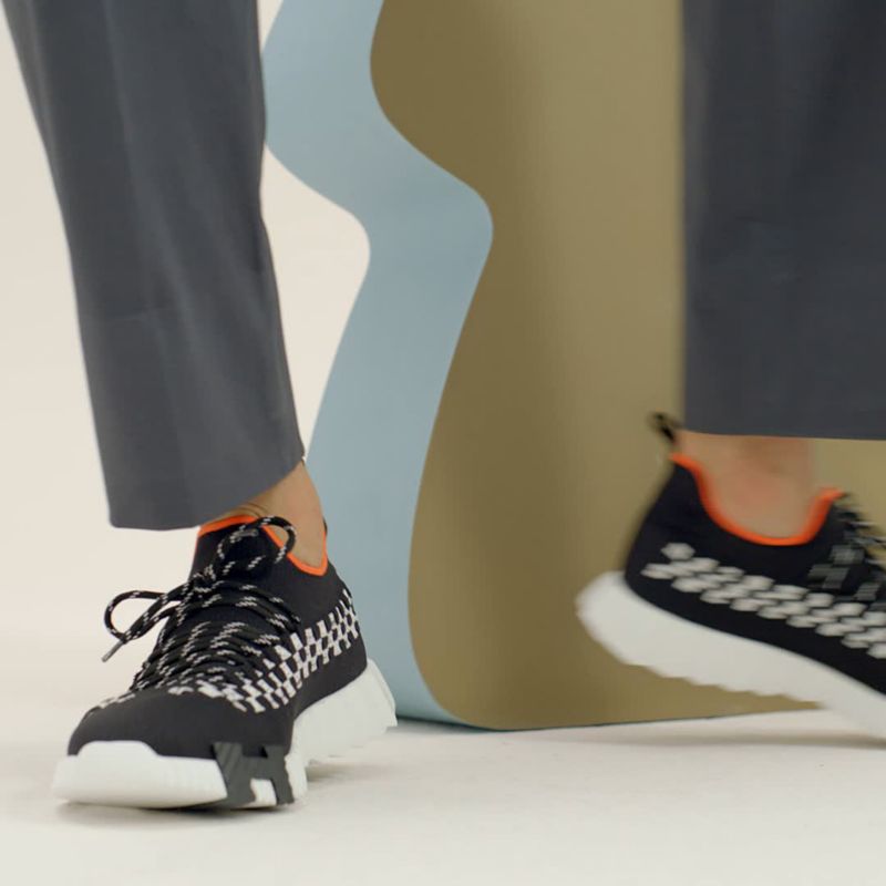 【こなれ感が一際UP】HERMES★フレックス スリッポン スニーカー お洒落に！】HERMES フレックス スリッポン スニーカー (HERMES