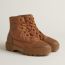 Bota de cano baixo Fresh, brun fumé