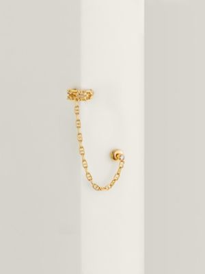 Chaine d'ancre Calypso left single ear climber earring