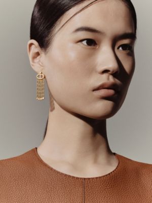 Chaine d'ancre Calypso 댕글 이어링, 보기: 이미지: 제품 착용 이미지, worn, 2개 중 2번째 보기
