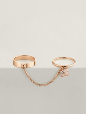 Hermès Clou d'H 더블 링