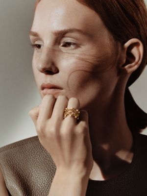 Chaine d'ancre Calypso ring, medium model, View: Worn, worn, view 2 of 2