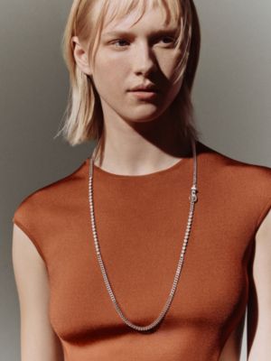 Sautoir Boucle Sellier On The Rocks, Vue: Vue portée, worn, vue 2 sur 4