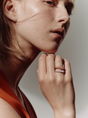 Boucle Sellier "On The Rocks" ring, View: Worn, worn, view 2 of 3