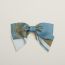 "Ex-Libris" Grenelle hair clip, bleu Cyclades, no stock