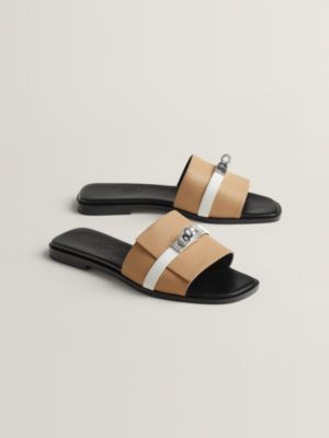 beige natura/blanc