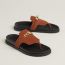 Empire sandal, brun amourette
