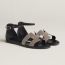 Santorini sandal, ombre/noir
