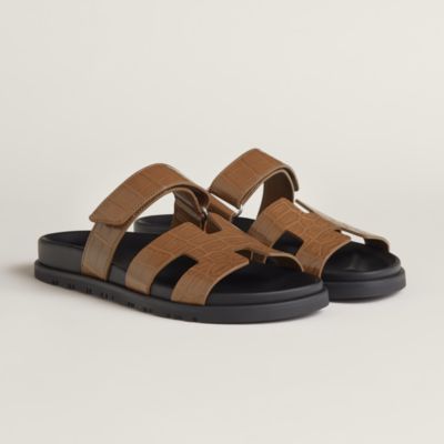 Hermès Chypre sandals New Hermes Chypre Sandals White leather women main image 4