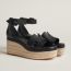 Elda espadrille, noir