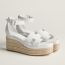 Elda espadrille, blanc