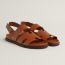 Genius sandal, marron doré