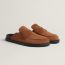 Mules Go, marron teck