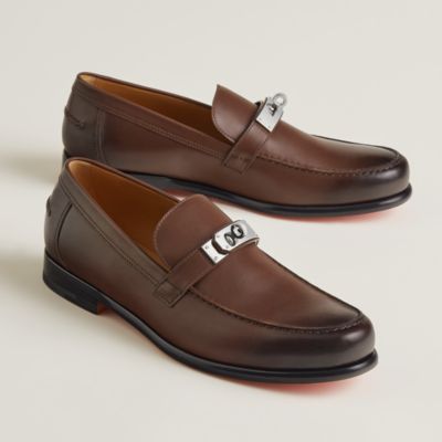 エルメス　デスタン　ローファー　35.5 エルメス デスタン レザー ローファー 37 レディース ブラック