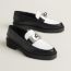 Mocasines Hot, noir/blanc