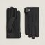 Gants Hubert Shearling, noir