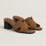 Helia 60 sandal, brun fumé