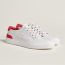 Deep sneaker, blanc/rouge grenadine