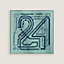 24 Brides et Chaines pocket square 45, View: Flat, flat, view 1 of 3