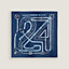 24 Brides et Chaines pocket square 45, View: Flat, flat, view 1 of 3