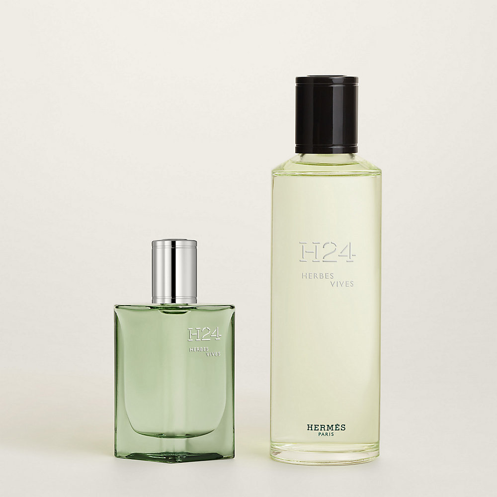 24 Herbes Vives eau de parfum em spray tamanho viagem e refil