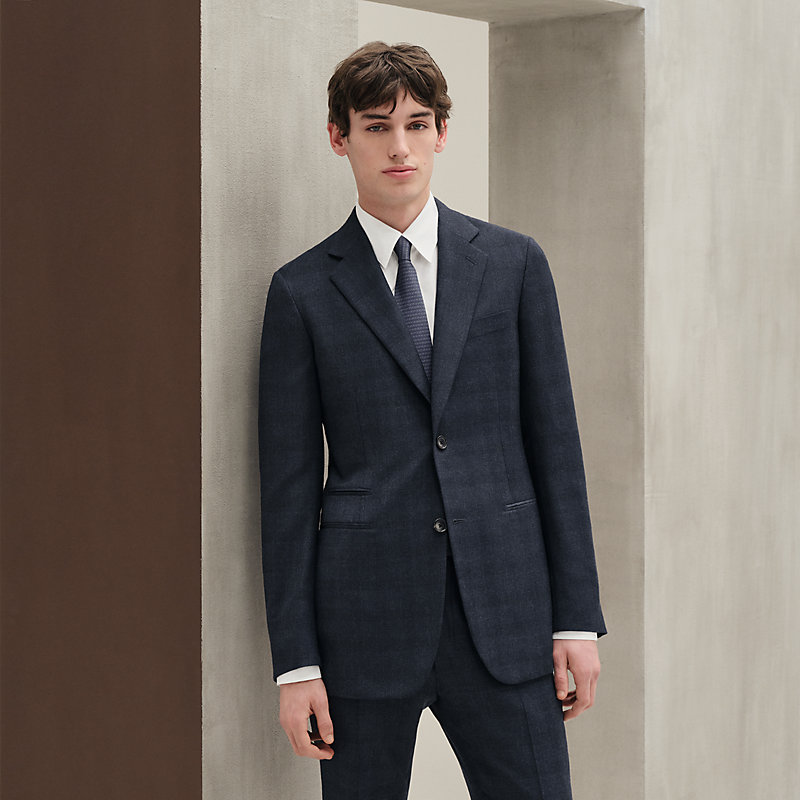 【新作】HERMES 「llerie au Carre」レザーパッチ パーカー HERMES (エルメス) グリ クレール レザーパッチ スウェット プル