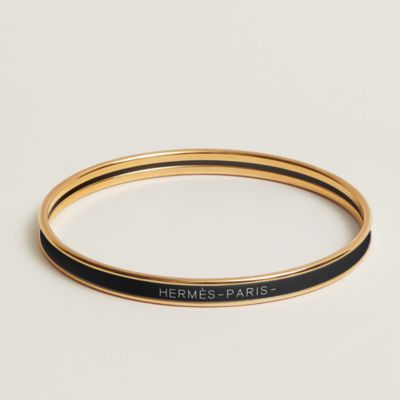 Clic h ceramic bracelet Hermès White in Ceramic - 36073508