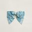 "Sangles en Zigzag Bandana" Grenelle PM hair clip, bleu jean