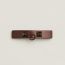 Barrette Clou Médor PM, rouge sellier/lumière