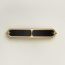Roulis GM hair clip, noir