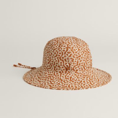 エルメス ヴィンテージ フラワー 花 蝶 バタフライ ハット帽（HERMES