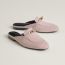 Mules Oz, rose porcelaine