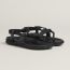 Inboard sandal, noir, no stock
