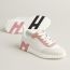 Tenis Bouncing, blanc/rose aquarelle