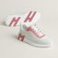 Bouncing sneaker, blanc/rose bonbon