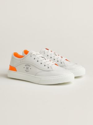 blanc/orange fluo