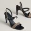 Sandales Glamour 95, ombre/noir