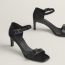 Judy 70 sandal, noir, no stock