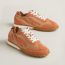 Jet sneaker, beige natura/orange nacarat, no stock