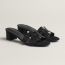 Oasis sandal, noir