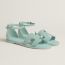 Santorini sandal, bleu cristaux