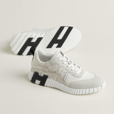 HERMES 軽量 ホワイトスニーカー 厚底 ロゴ バイカラー Bouncing HERMES 軽量 ホワイトスニーカー 厚底 ロゴ バイカラー Bouncing