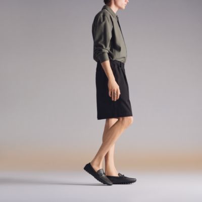 新品未使用　エルメス　アレッサンドロ　ネイビー モカシン 27.5~28cm 新品未使用 エルメス アレッサンドロ ネイビー モカシン 27.5~28cm