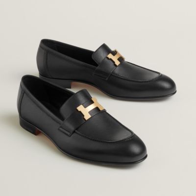 Red hermes loafers shop
