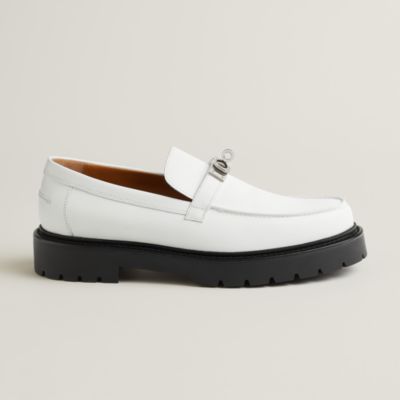 モカシン - ホワイト - メンズシューズ | Hermès - エルメス