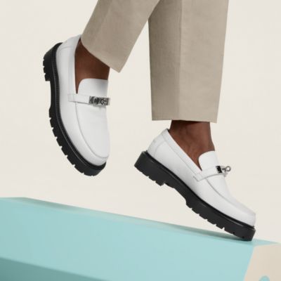 モカシン - ホワイト - メンズシューズ | Hermès - エルメス