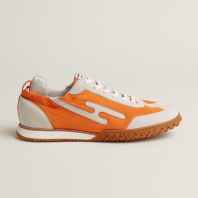 Orange - Men's leather sneakers & trainers | Hermès Canada