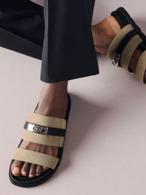 HERMES レザーサンダル ベージュ メンズ ベージュ/ナチュラル - メンズ サンダル＆レザーサンダル | Hermès