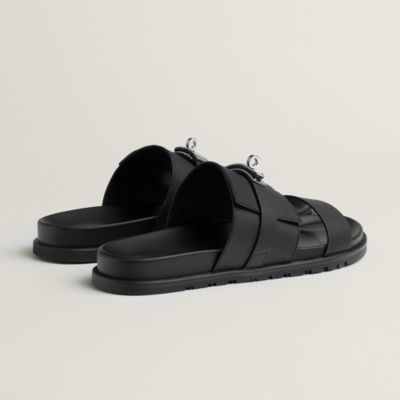 サンダル - ブラック - メンズ シューズ | エルメス | Hermès